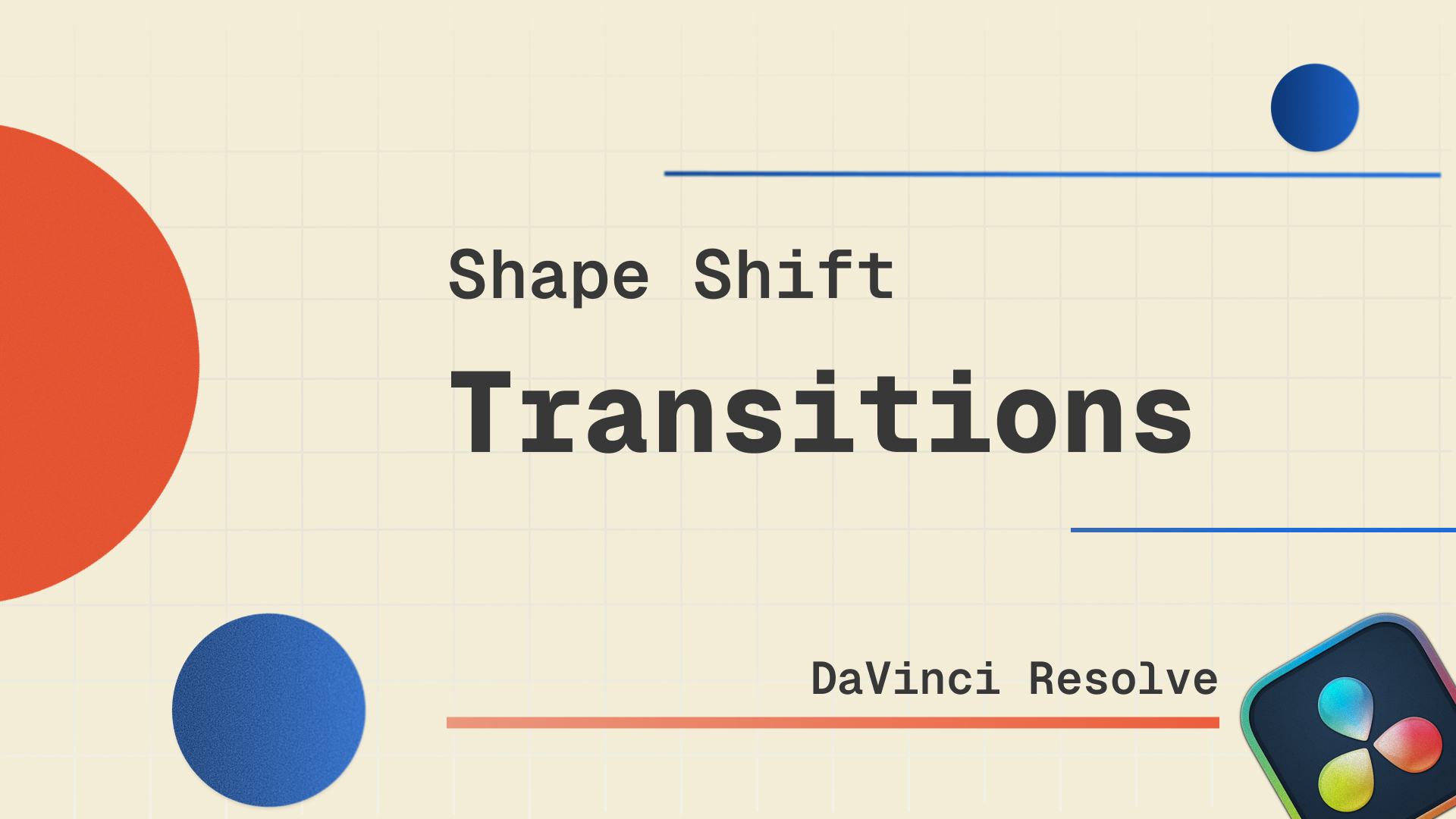 Video preview for Shape Shift Transitions