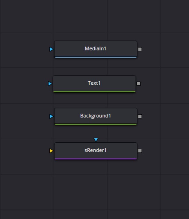 a picture showing nodes from BlackMagic's Fusion software, which require the Global In/Out to be set